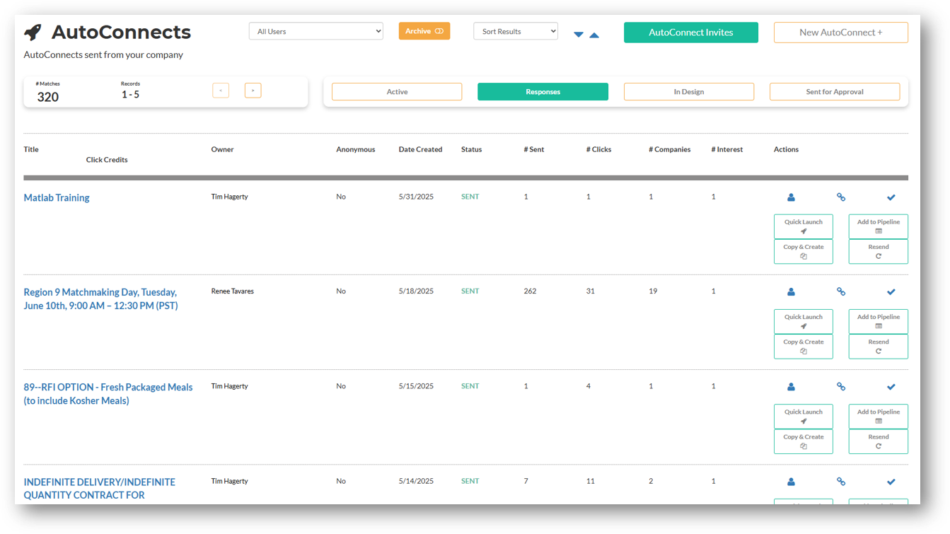 AutoConnect Automation Interface